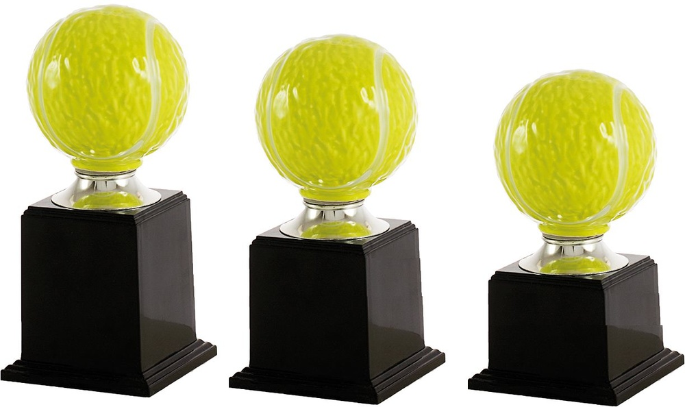 TROFEO CERAMICA PELOTA TENIS 