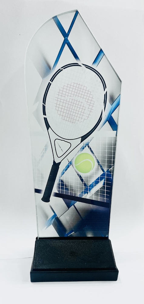 TROFEO DE CRISTAL DE TENIS 