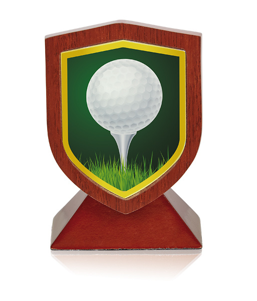 TROFEO DE MADERA DE GOLF 