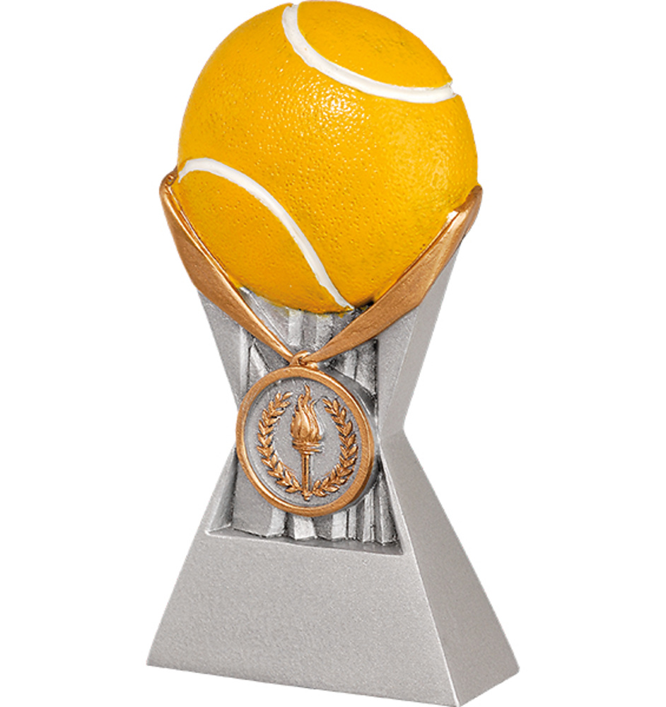 TROFEO RESINA PELOTA TENIS 