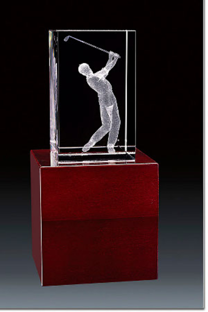 trofeo golf cristal 