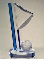 TROFEO DE GOLF EN CRISTAL